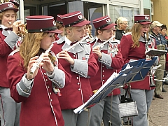 Konsert foran et kjøpesenter 