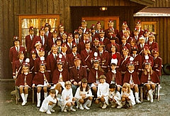 Høsten 1979 Korpset foran Solvang høsten 1979